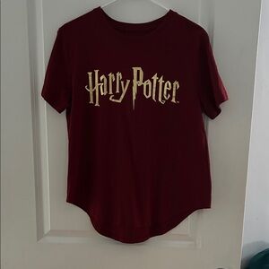 Warner Bros. Maroon Harry Potter Short Sleeve Tee